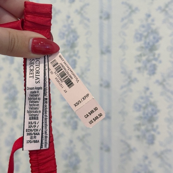 Victoria's Secret Valentines Day Dream Angels heart apron garter - Picture 3 of 4